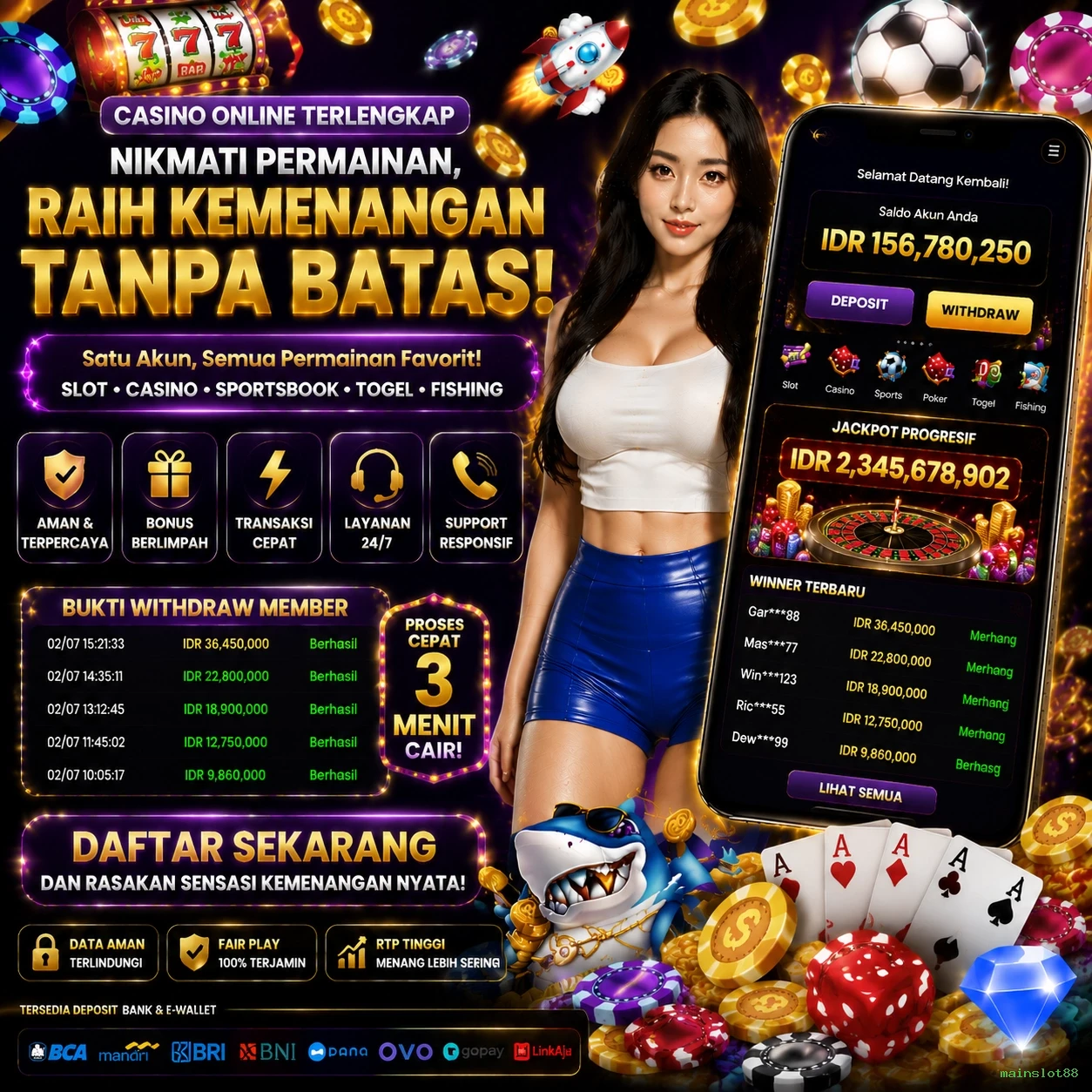 mainslot88 Bonus Menarik